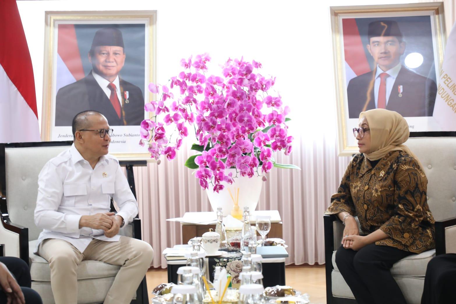 Menteri P2MI dan Menteri PPPA Sepakat Perkuat Sinergi, Benteng Pelindungan Perempuan dan Anak Pekerja Migran